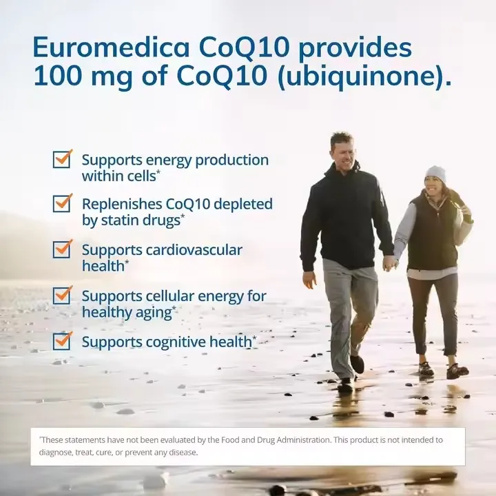 Private label CoQ10 Chewable, 100 mg 30 Tablets Higher Absorption Energy, Antioxidant, Cognitive Health