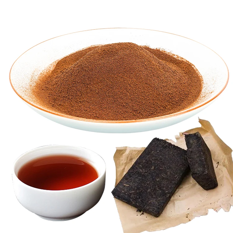 Wholesale Customized Free Sample Water Soluble Raw Instant Tea Brick Powder