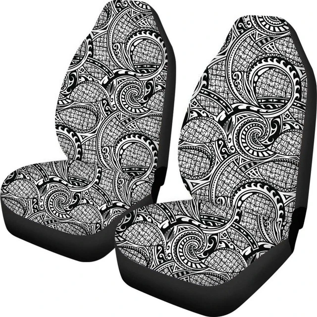 Wholesale Car Accessories Polynesian Sea Turtle Tribal Print Custom Designers Luxury Micro -Fiber Car Seat Covers Universal