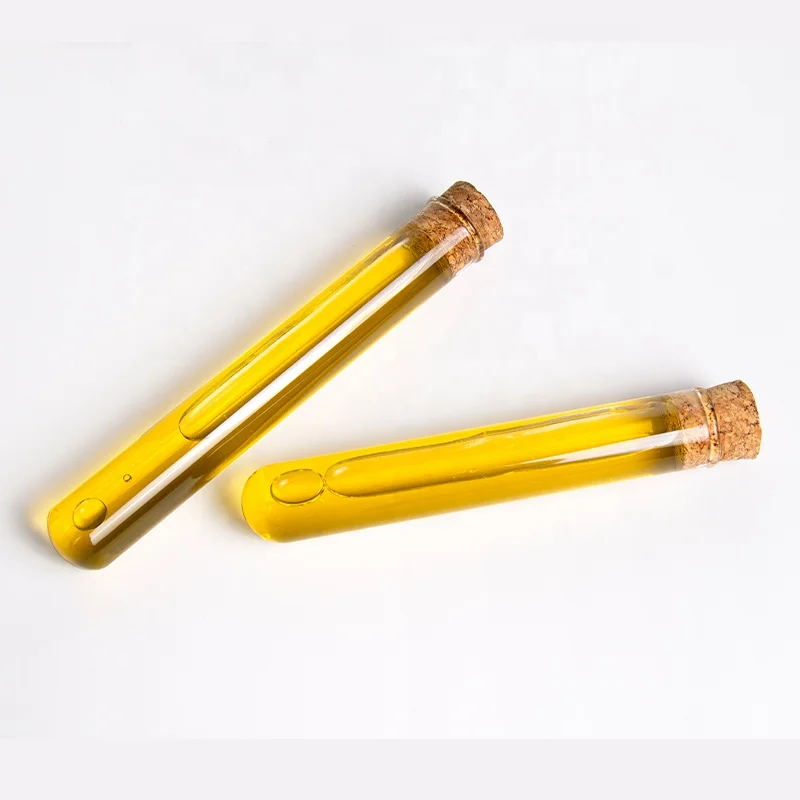 30ml 100ml Tube Glass Liquor Bottle 50ml Sample Alcohol Mini Bottle With Aluminum Wood Cap