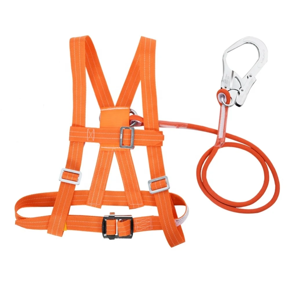 3/2Meter Adjustable Safety Belt Aerial Work Cleaning External Wall Rescue Protection Safety Rope Outdoor Climbing Safety Harness