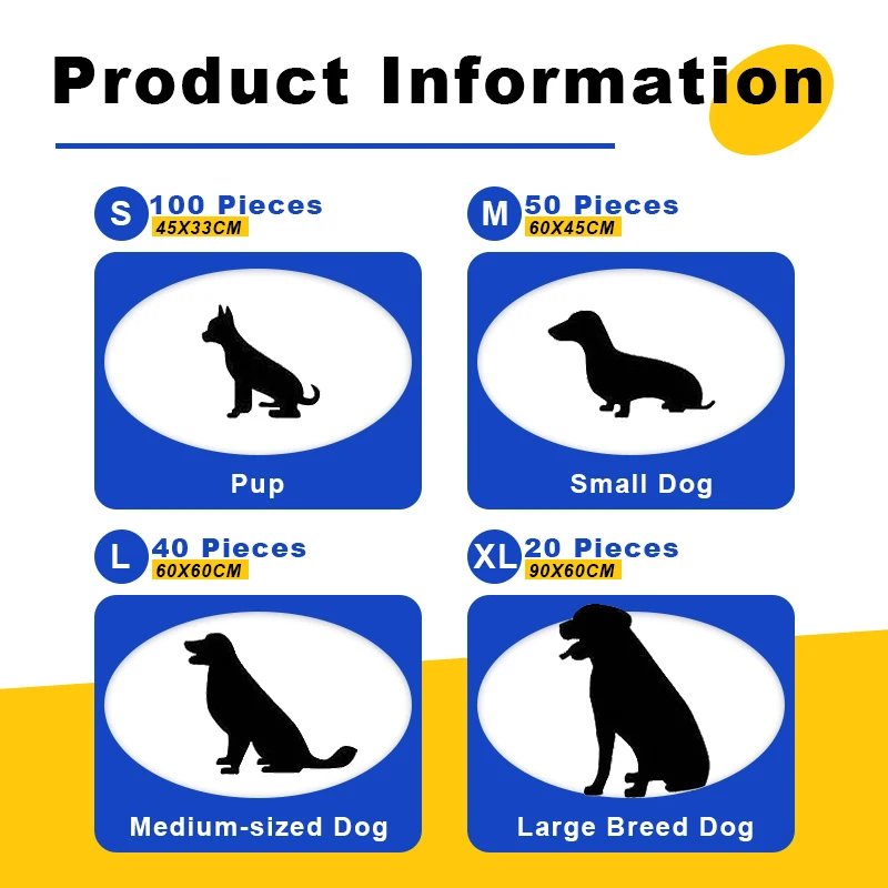 Hot Selling Quality Pet Training Urine Diaper Pads Reusable Dog Nappies