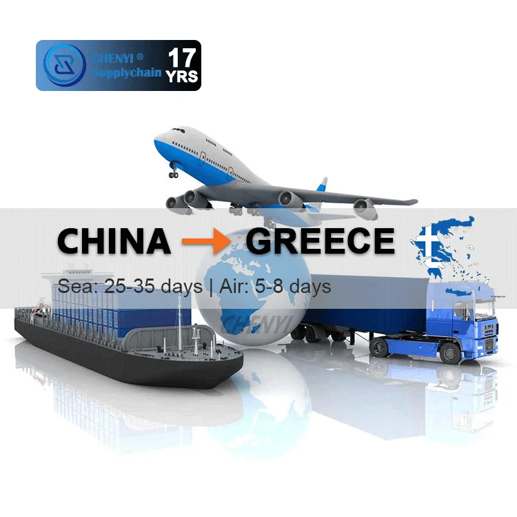 Fast DDP Logistic Service Freight Forwarding Sea Air Shipping Agent From China To Greece