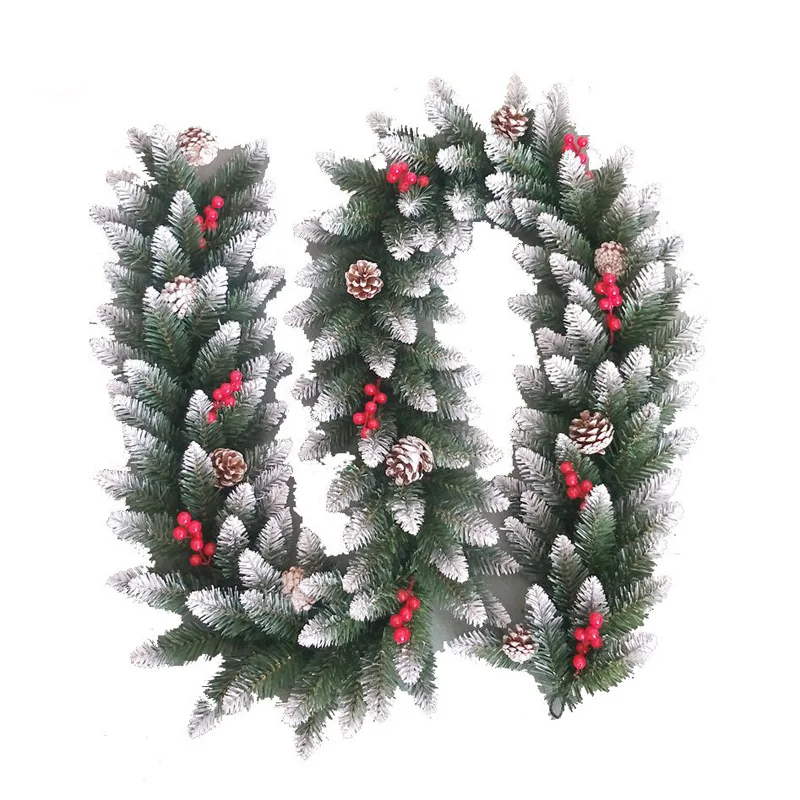 2020 новый современный дизайн Рождественская гирлянда 10 футов Новогоднее украшение новогодняя елка Новогодние украшения товары Welcom OEM с красным (62541170812)