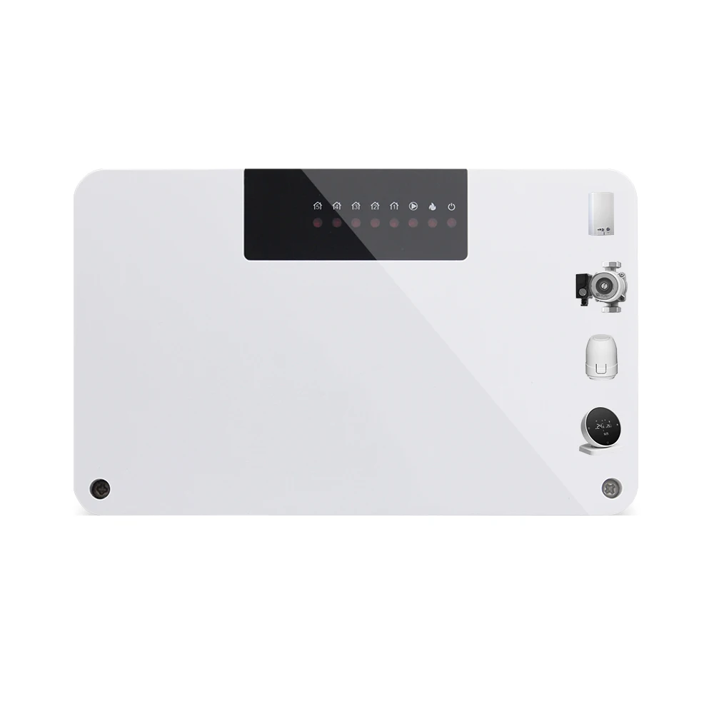 RF Беспроводная система подогрева пола комнатный термостат 8 контуров блок управления концентратором и нормально закрытые термоприводы