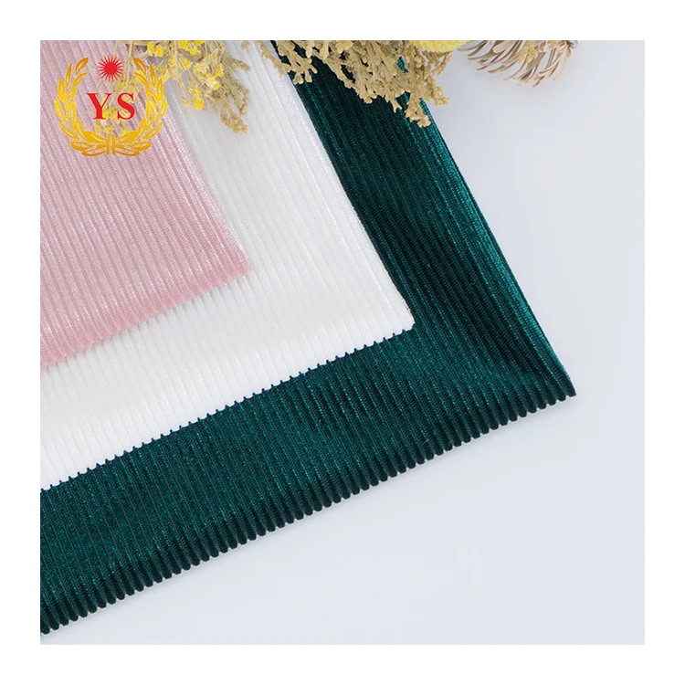 Guangdong manufacturer wholesale velvet 95% polyester 5% spandex dress fabric