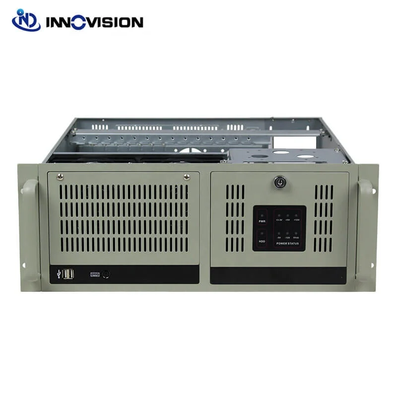 Фабрика стабильный 19 дюймов 4U стоечный IPC 4U DVR серверного шасси IPC610HF 7 слотов для карт/HB 14 слотов для карт