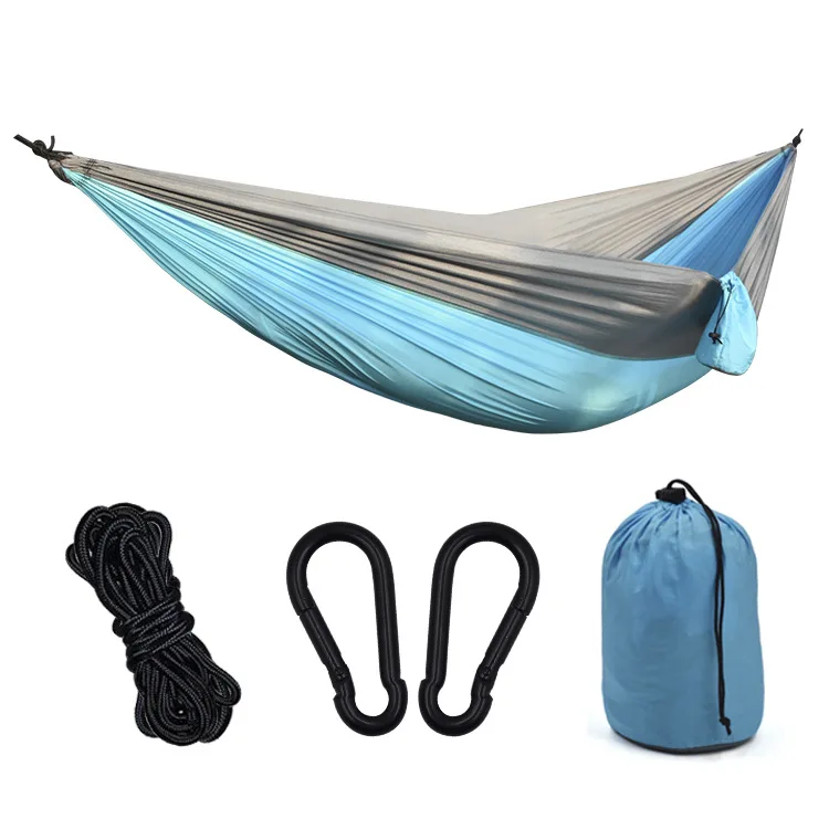 
Outdoor camping hammock parachute cloth 260*140 single camping hammock 