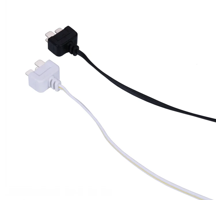 Surface Mounting Power Rail Plug Low Voltage 3Wire Power Track Socket Plug With Connectors for Display Cabinet Led Track Light