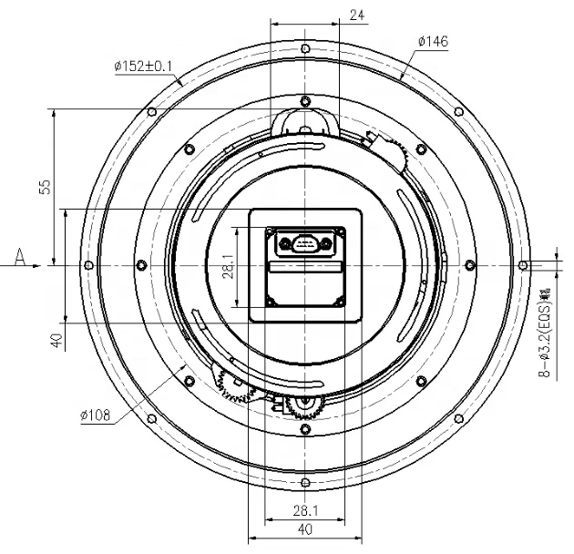 LWIR infrared core mini Lightest Infrared cctv board thermal camera module AOI A1212S3015 1280*1024 module with 30-150mm lens