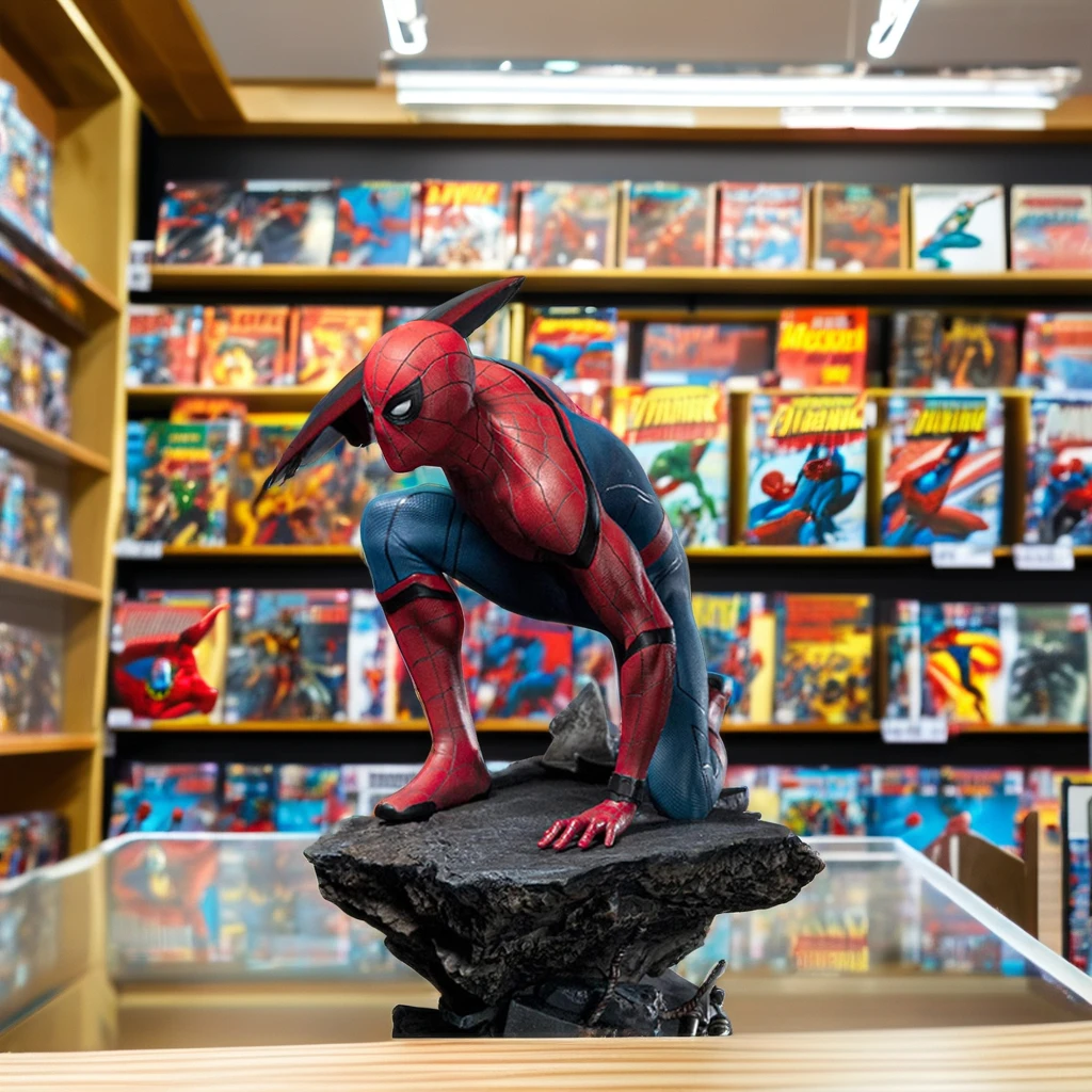 Команда 3 Человек-паук полный портрет 1:4 серия Marvel периферийная модель статуи ручной работы