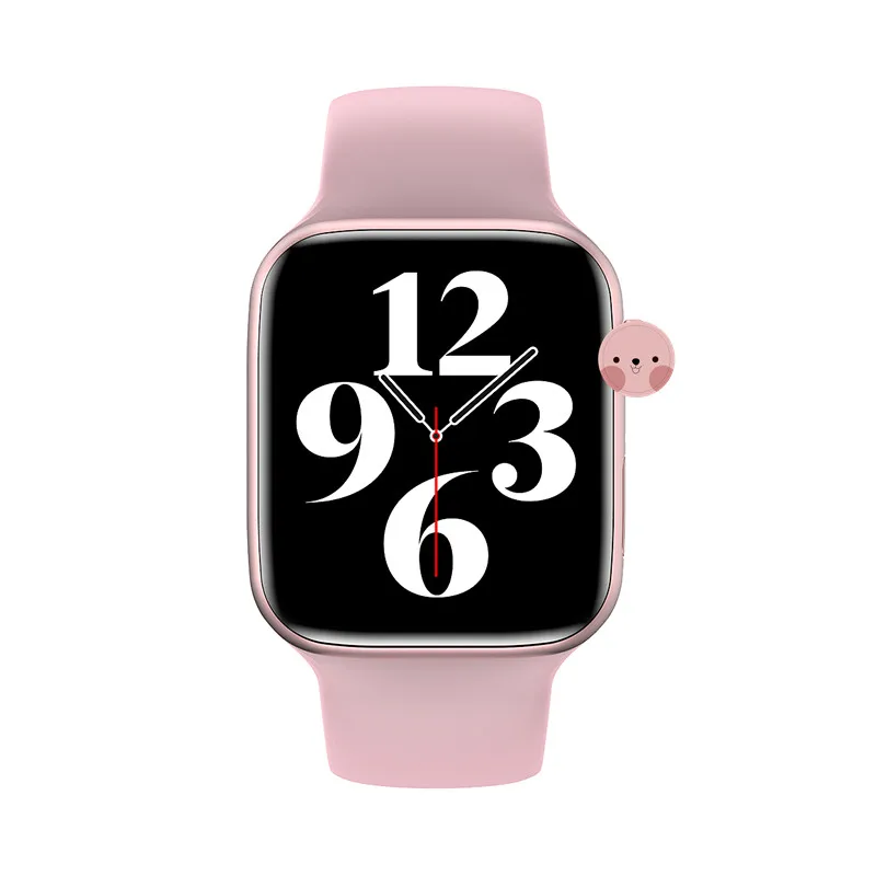  Reloj smartwatch 1 75 дюймов полный многофактурная крутящаяся кнопка длительное время работы от аккумулятора напоминание о вызове пользовательские циферблат IWO серии 6 Смарт-часы