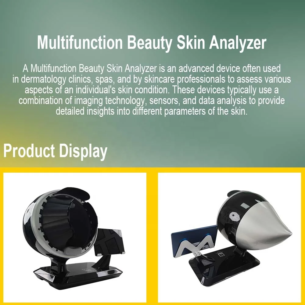 Home Use Skin Analyzer Smart 3D Professional Facial Scanner Photon Therapy Imaging Technology Skin Analysis Machine