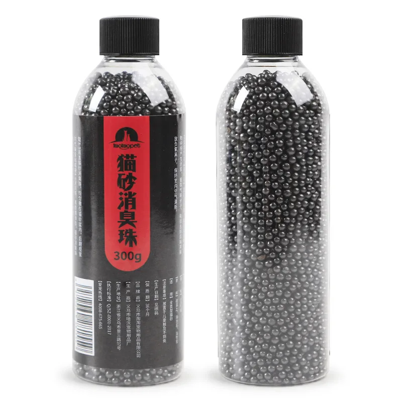 New adsorption granular cat litter deodorizing beads 300g pet cat litter deodorizing beads