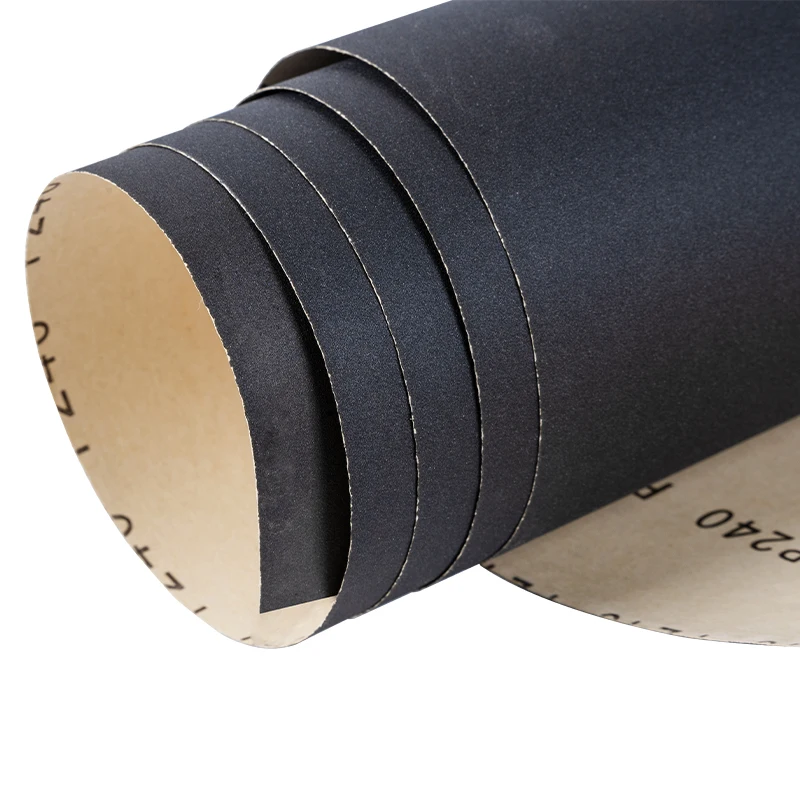 E-wt/F-wt German Kraft Paper Silicon Carbide Sandpaper Jumbo Roll Manufacturer BW91