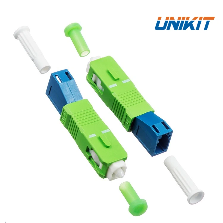 Cost Effective Fiber Optic Adaptor SC Male To LC Female Single-mode Simplex Fiber Optic Hybrid Optical Adapter Converter