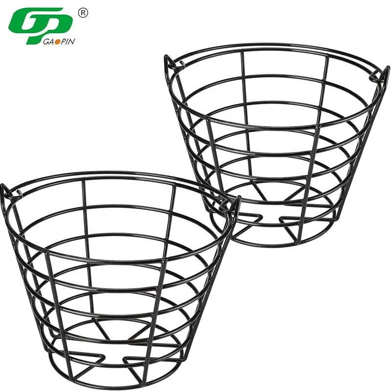 Hot Sales Portable Golf Ball Holder Steel Wire Practice Container with Carry Handle - Holds 50-100 Balls for Outdoor Indoor