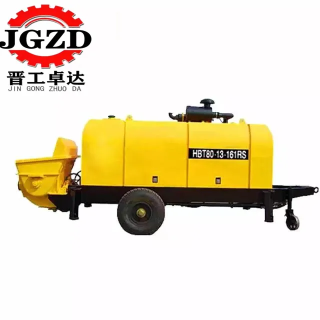 Small secondary construction column pump mini concrete pump for sale mobile small concrete pump price