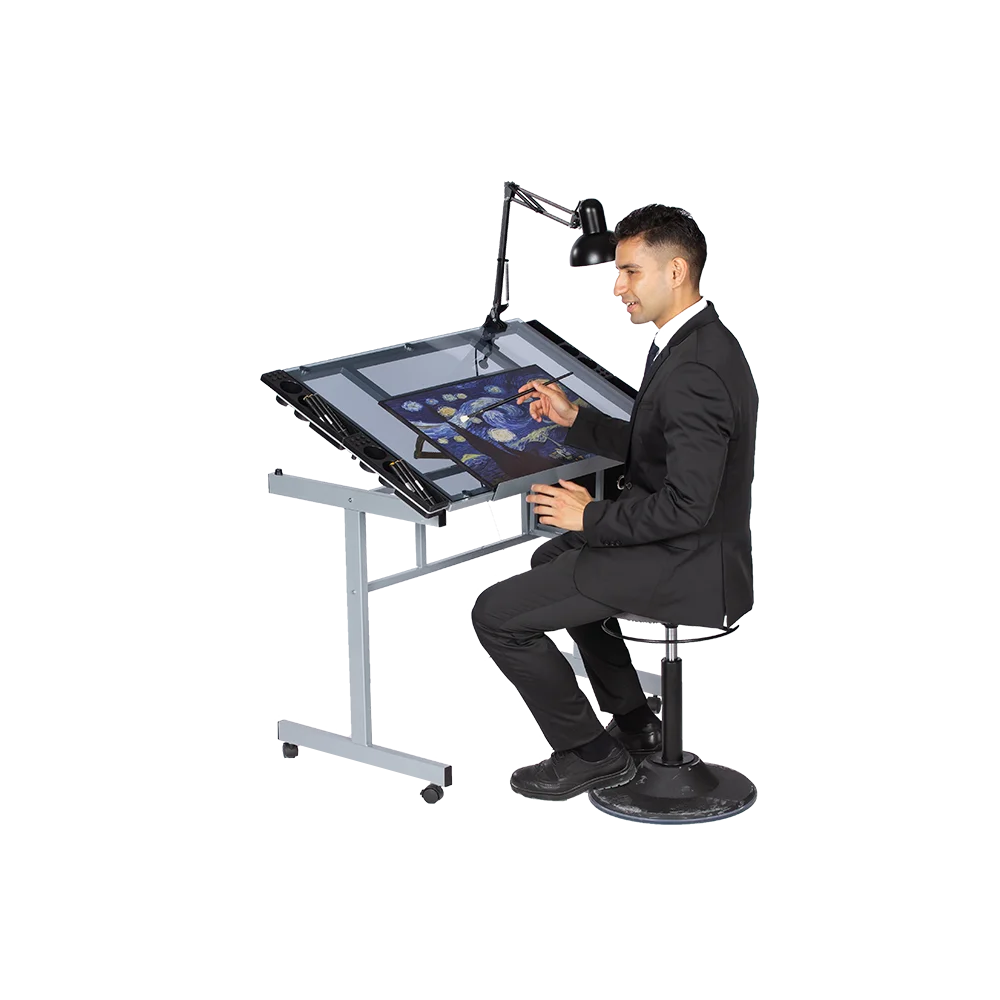 Wholesale Architectural Height Adjustable Sit Drafting Drawing Table For Art Students