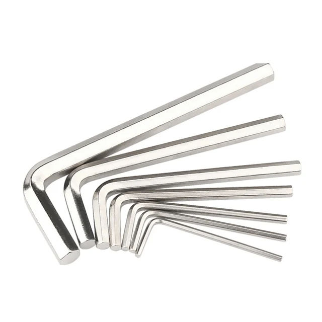 Customized L shape hex key wrench hex allen wrench 3mm 5mm 6mm