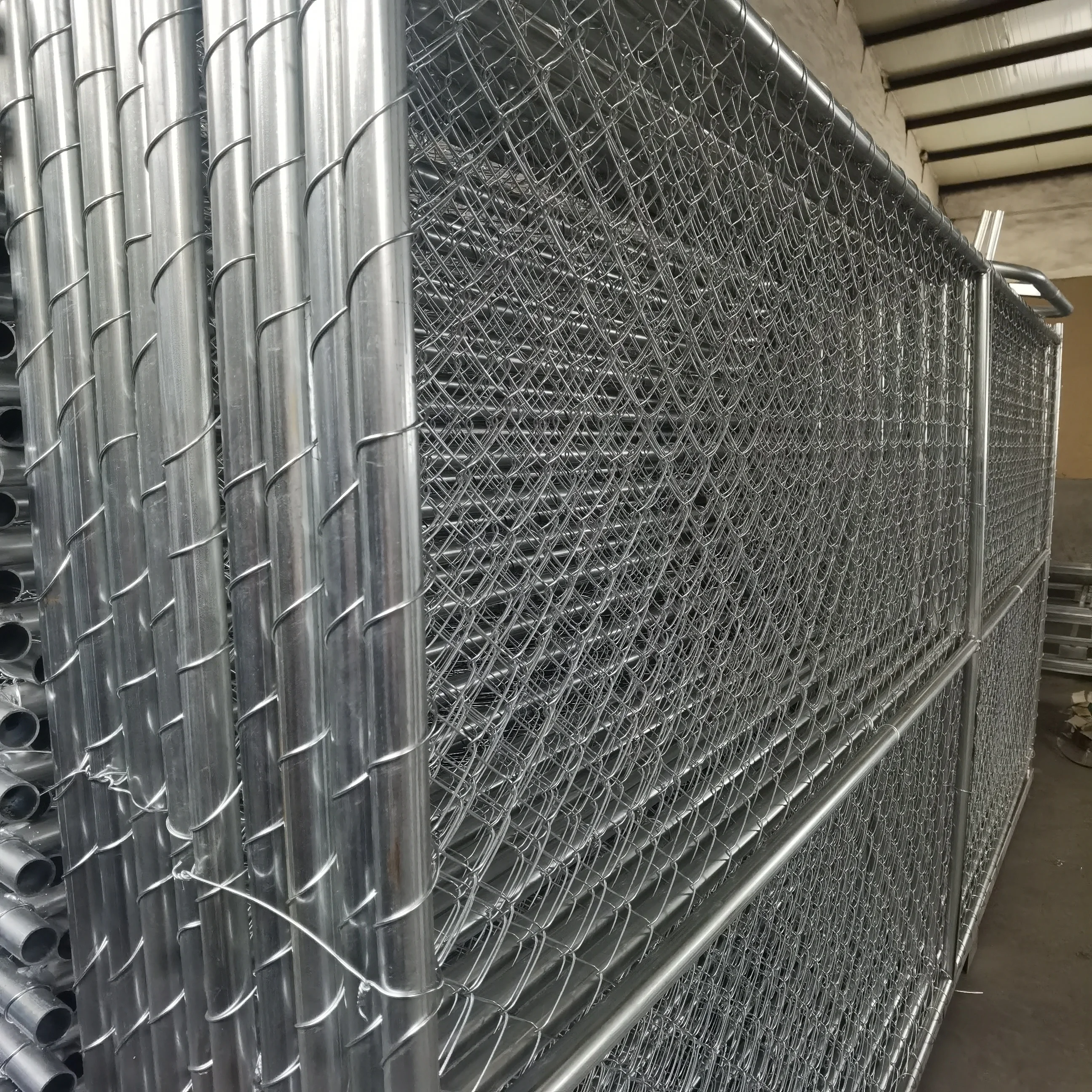 Construction Site Temporary Site Safety Metal Fence Temporary Swimming Pool Fencing Chain Link Temporary Fence Panels