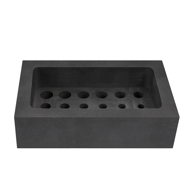 High purity  graphite ingot mould for sale cast gold silver ingot mould