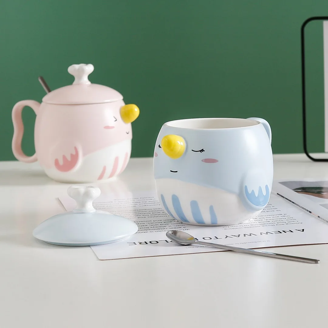 UCHOME Factory Promotion Creative 3D Stereoscopic Cartoon Whale Mug Gift Water Cups