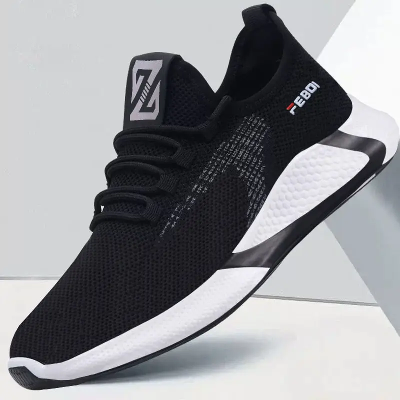 Wholesale Cheap Summer Mesh  Sneakers For Men Breathable Men's Casual Shoes Slip-on Male  Loafers  Walking Shoes