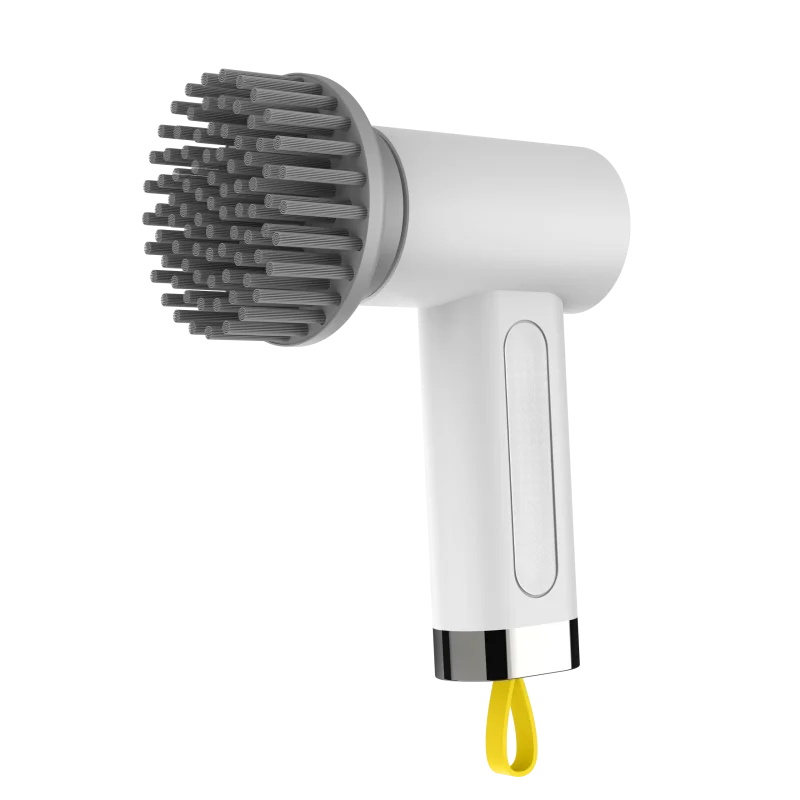 4-in-1 Rechargeable Magic Brush USB Battery Powered Electric Cleaning Spin Scrubber 3 Brush Heads Kitchen Bathroom Outdoor Use