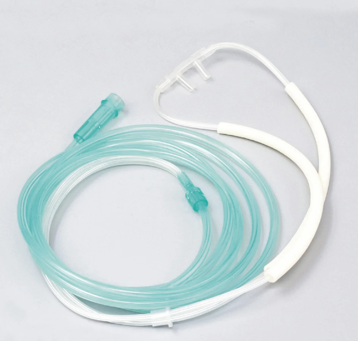 Factory wholesale medical nasal oxygen cannula tube with silicone rubber earloop