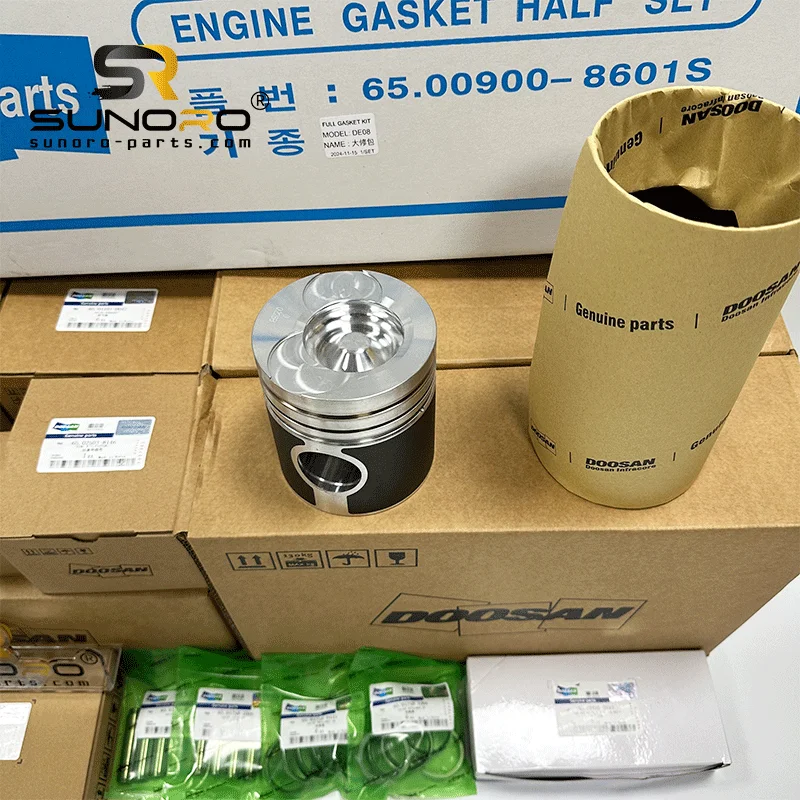 Doosan Daewoo DE08 D1146 Engine Tier-2 Service Kit Overhaul Heavy Repair 150115-00004 150115-00005 150115-00011