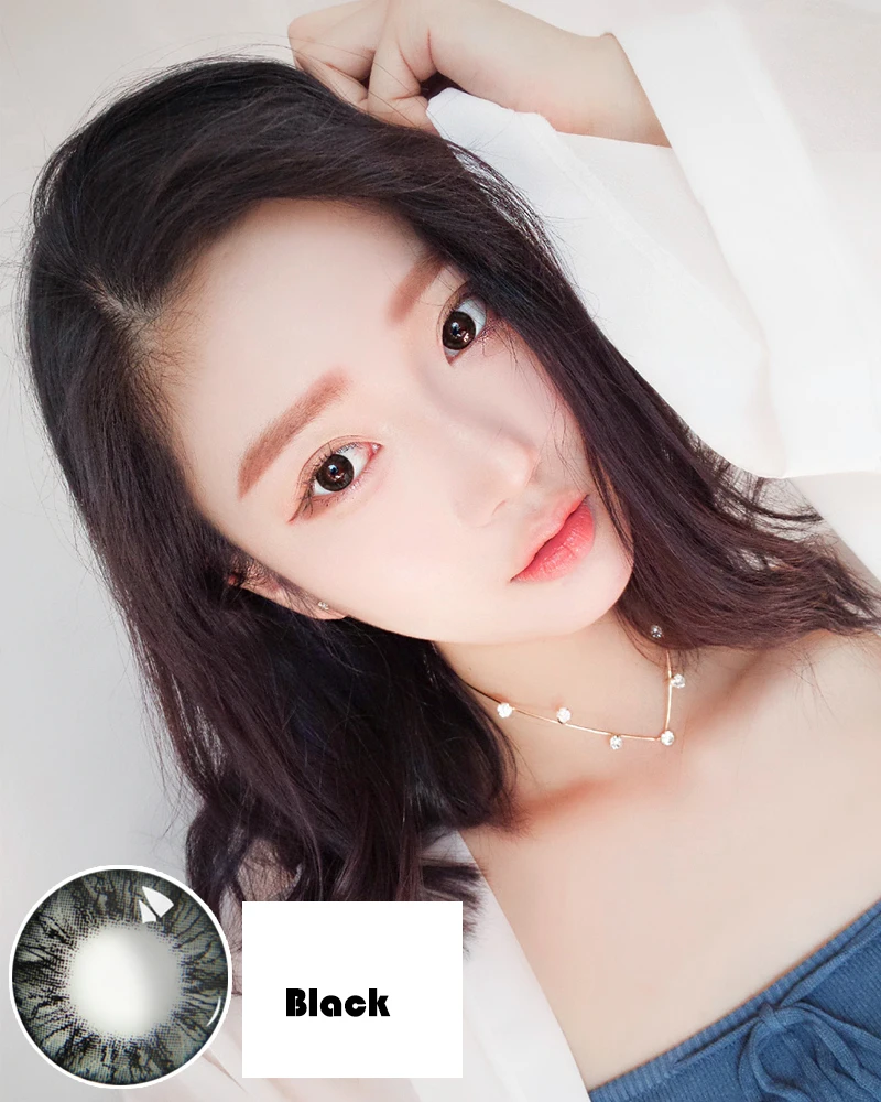 
RainColored Contact Lens Soft Quality Yearly Circle Eye Contact Lens 