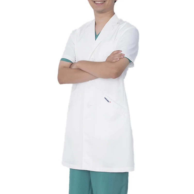 high quality customized white hospital uniform medical doctor lab coat laboratory coats