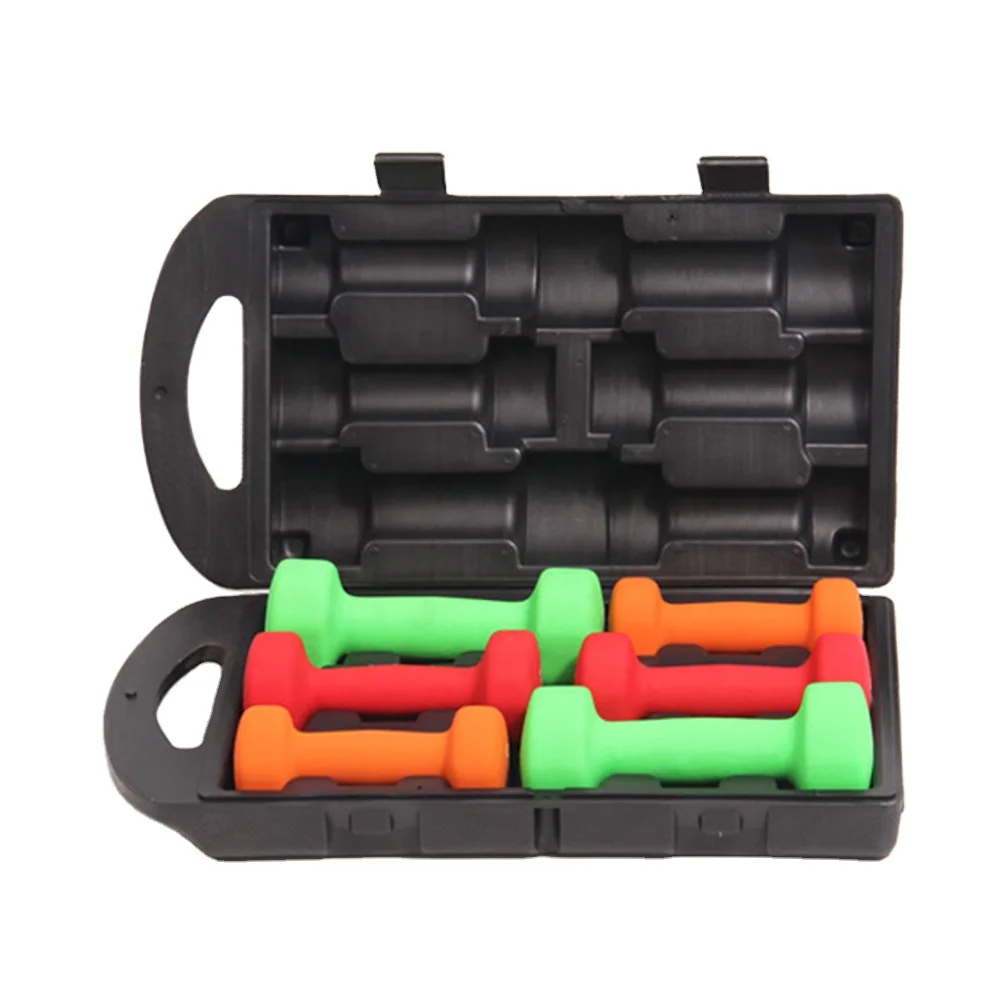 Reapbarbell Wholesale 20lb cast iron dumbbell set with plastic case