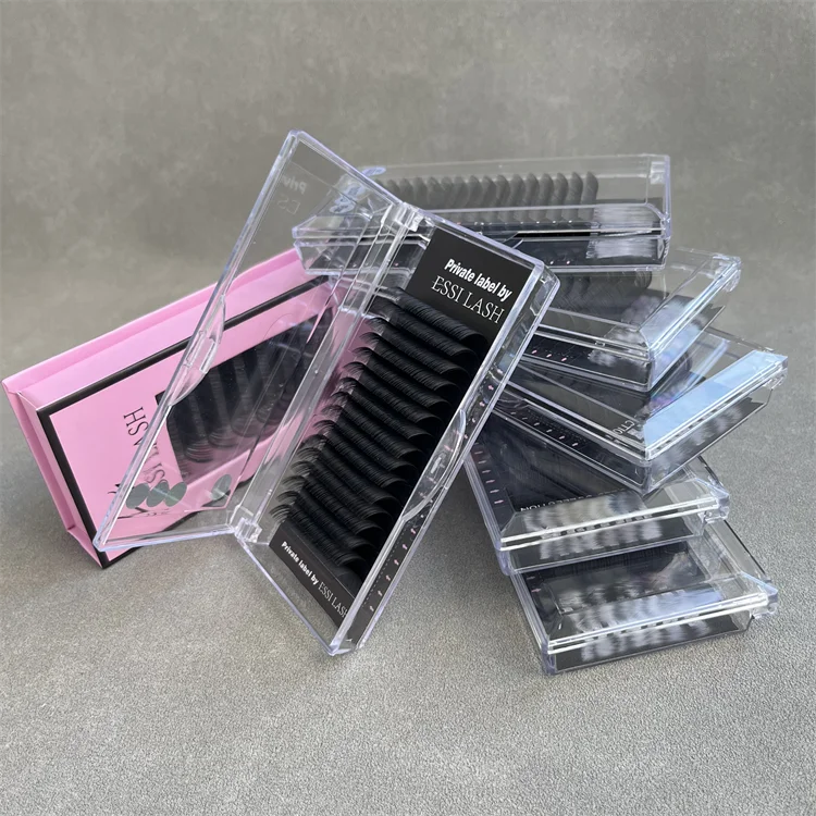 Cashmere beauty channel  australia eyelash extension oem logo printing hand made eyelash extensions