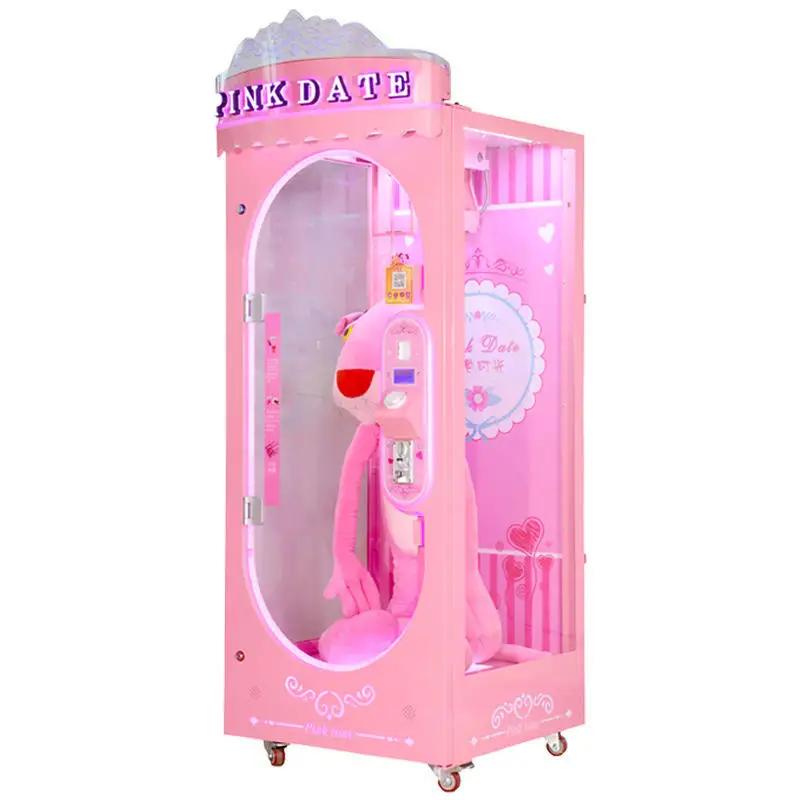 Neofuns Coin Operated Games Barber Cut Prize Machine Pink Date Scissors Gift Machine