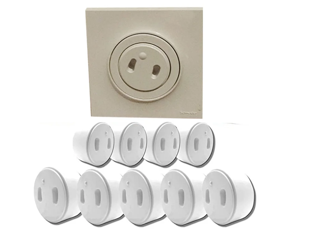 Outlet Covers Baby Proofing Socket Protectors with Improved Double Structure Design&Handle, Safety Plug Covers