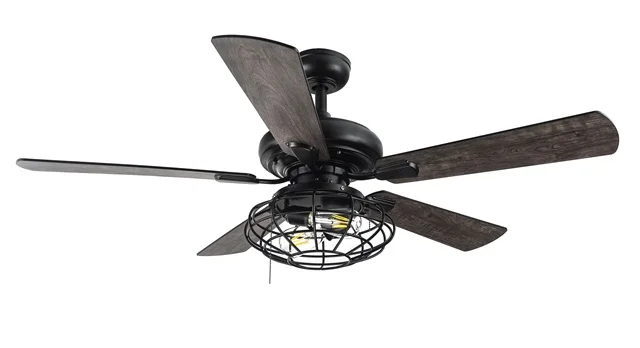 Retro Style Classic Hotel Antique Control Led Ceiling Fan With