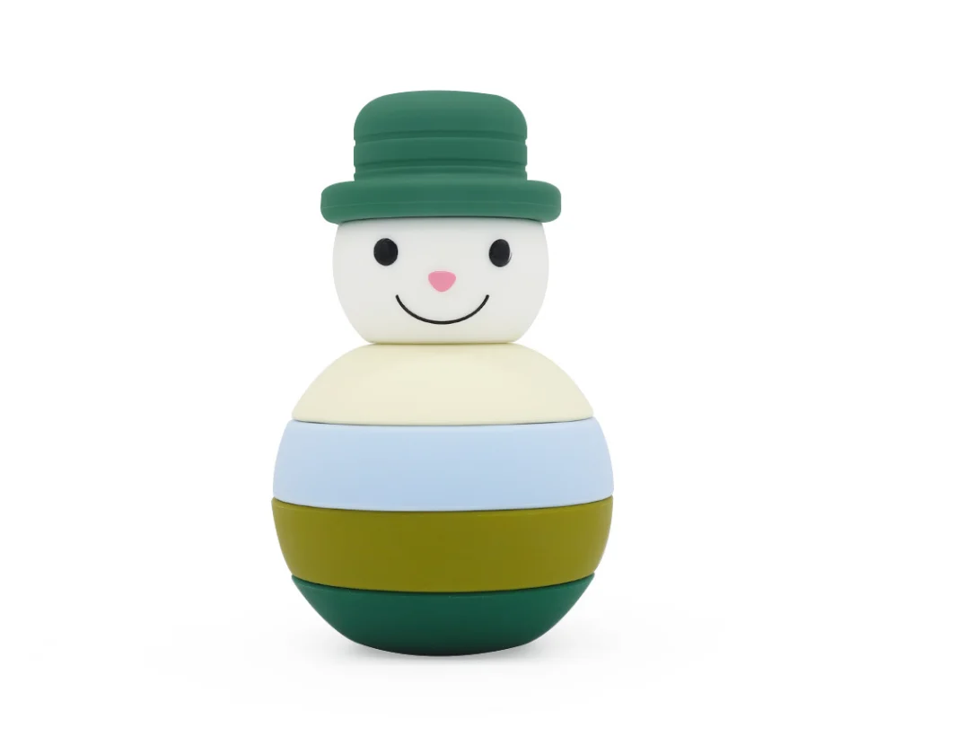 Hot Selling Cute Snowman Silicone Dolls Educational Toys for Children Kids Baby Toys