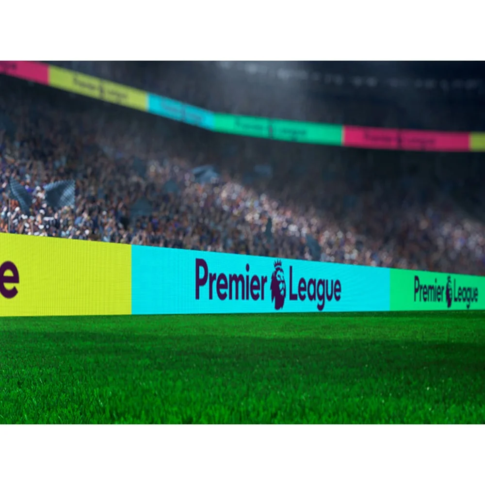 Basketball Court Banner Digital Advertising Billboard Outdoor Stadium Perimeter Led Display Screens Panels for Sports Pitch