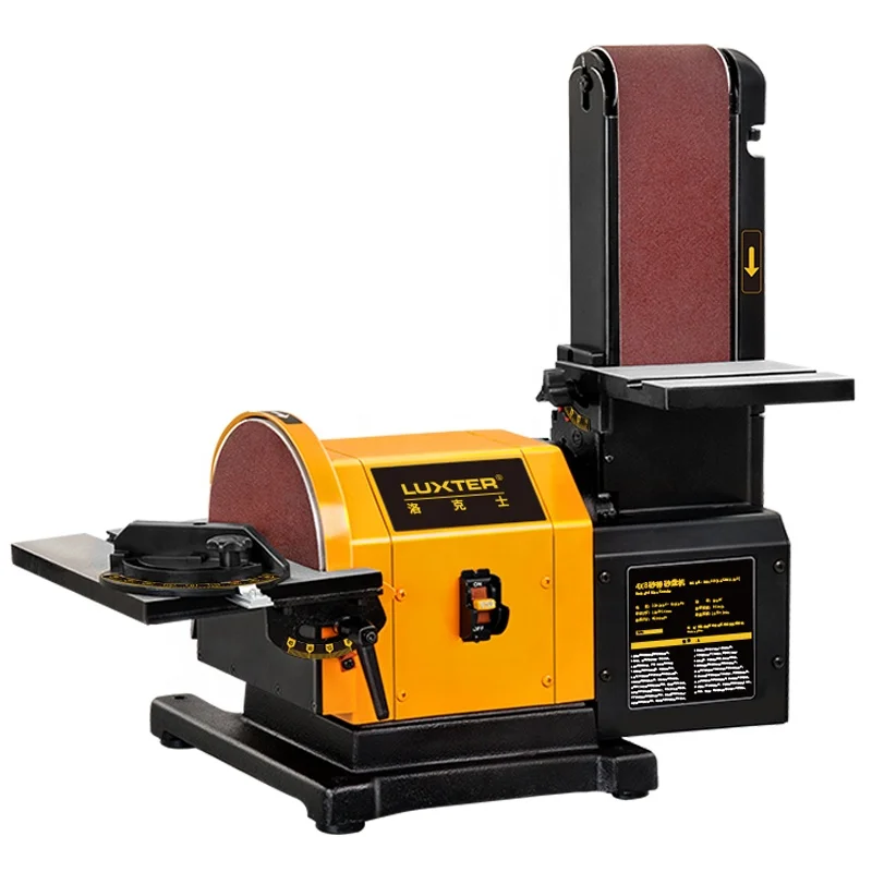 LUXTER 900W  Belt 200mm Disc bench  top  grinding  sander
