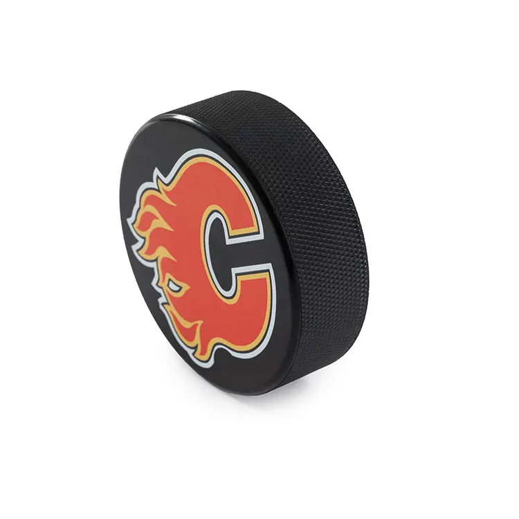 OEM Professional Customized Logo Printing Rubber Ice Puck Hockey Puck