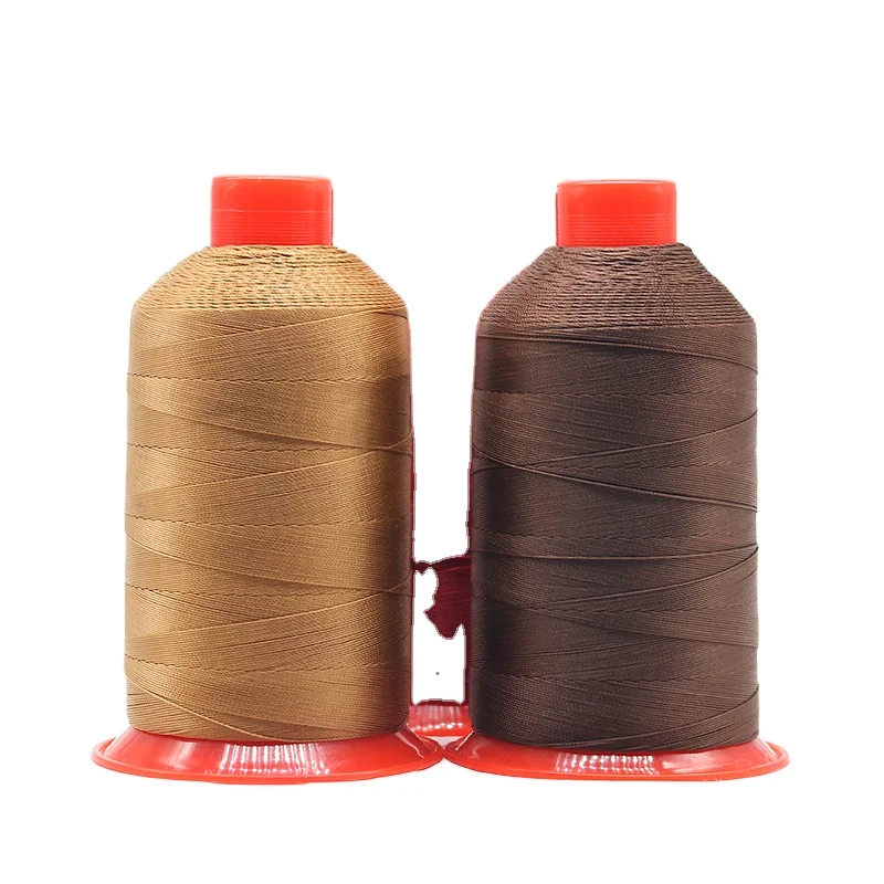 Factory Supply  tex 45 tex 70 tex 90  High Tenacity bonded Filament Polyester Sewing Thread for Shoes/Bag/Leather