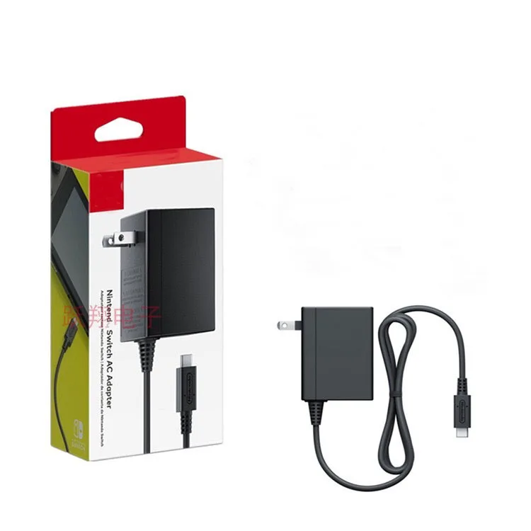 US Plug AC Adapter Charger For Nintend Switch NS Game Console Wall Travel Home Charge Charging USB Type C Power Supply