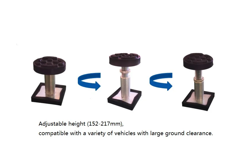 quick car lift Height Adaptors is suitable for vehicles with large ground clearance such as large SUV and pickup trucks