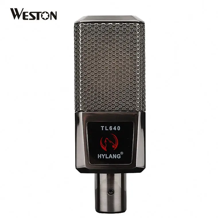 weston-V87F 26mm large diaphragm Microphone Podcasting Studio Recording Condenser Mic Kit 48V Phantom XLR Microfones