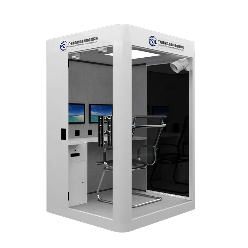 2024 Public Privacy 4 6 Persons Work Sound Isolation Office Pod Portable Foldab Meeting Recording Soundproof Booth