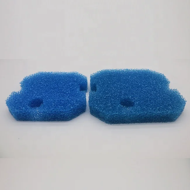 Настраиваемая форма, синий и белый полиуретановый фильтр, губка, аквариумная пена, аквариумный фильтр, аксессуары