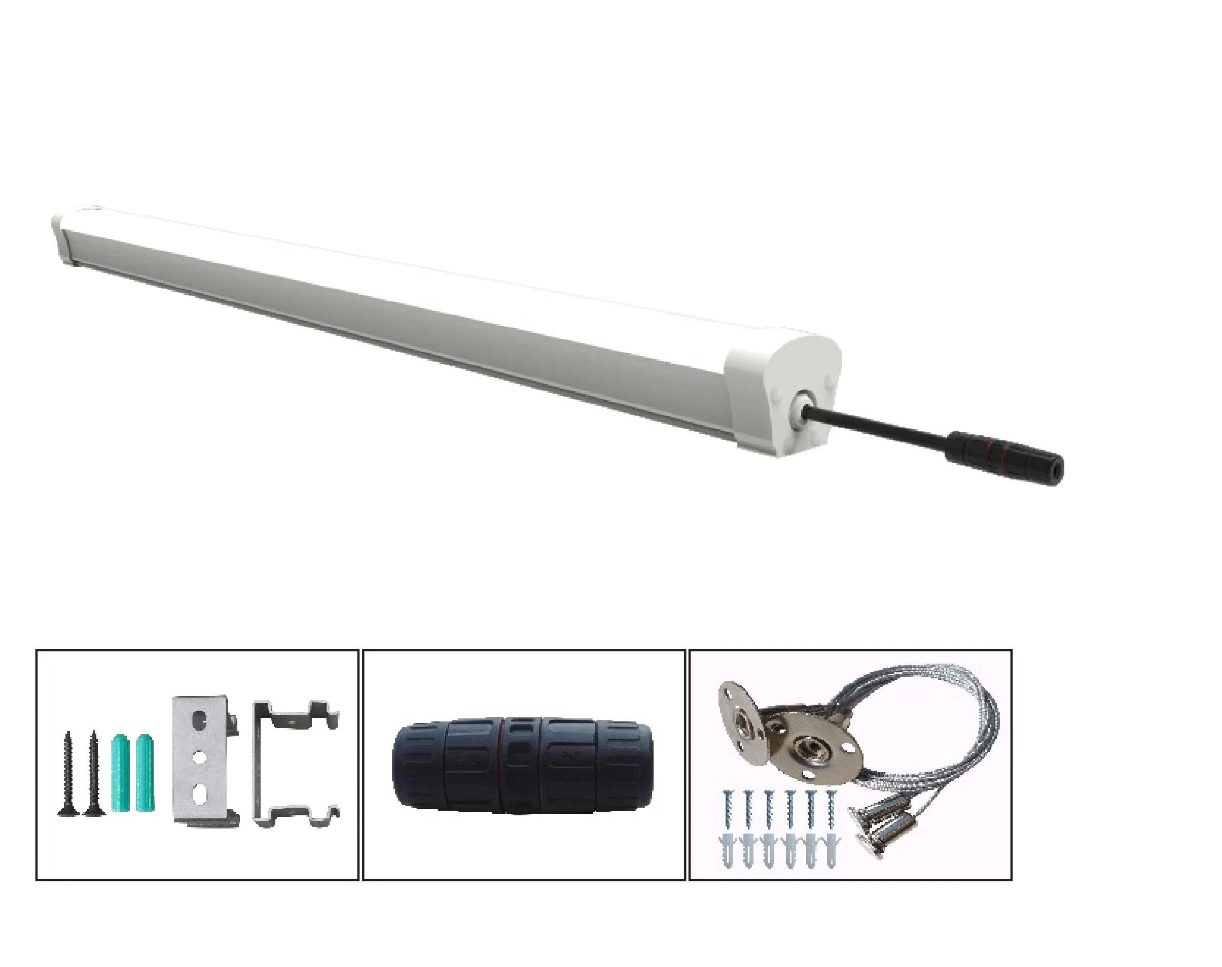 IP65 Waterproof Light 4FT/40W LED Tri-Proof Light Weatherproof Fixture Dust Proof Triproof Linear Light