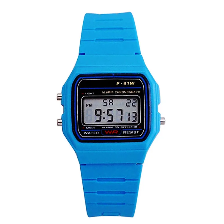 Multi-function Ultra-thin Luminous LED Kids Watches Sports Electronic Watch Children Girls Students Clock Square Child Watch